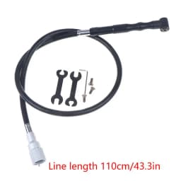 1 Set Electric Grinder Flexible Shaft Elbow Hand Piece+Shaft Use For 3mm Electric Grinder Transfer Head Part