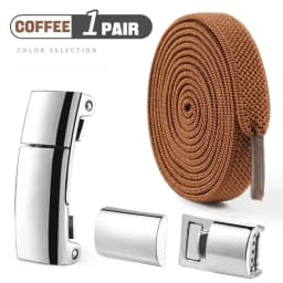 No Tie Shoelace Magnetic Lock Shoelaces Without Ties Flat Elastic Shoe Laces Sneakers Boots Rubber Bands for Shoes Accessories