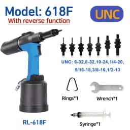 Pneumatic Riveter Automatic Rivet Nut Gun RL-6312 Industrial Hydraulic Quick Riveting Nut Tool M3 M4 M5 M6 M8 M10 M12