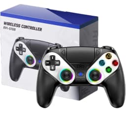 Controller For Playstation 5 PS5/PS5 Pro/Slim/PC Gamepads W/Hall Effect RGB Wireless Game Control Joystick Marco/Turbo Program