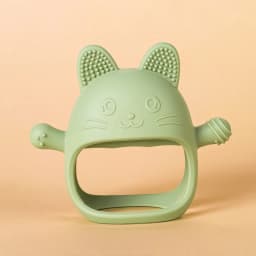 Baby Teether Chick Gloves Teether Silicone Anti-eating Hand Molar Stick Massage Gums Baby Anti-biting Teether Baby Accessories