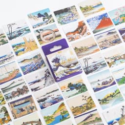 45pcs World Famous Paintings Mini Box Stickers Set Creative Scrapbooking Decorative Sealing Stationery for Crafting