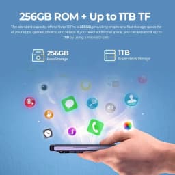 HOTWAV Note 13 Pro 16GB+256GB Octa-Core 6.6'' HD+90Hz Refresh Rate Android 13 NFC 50MP Camera 5160mAh 18W Charging