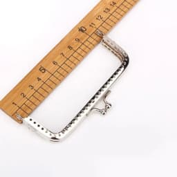 1pc Square Metal Frame for Purse Handle Clutch Bag Handbag Accessories Making Purse Clasp Lock Metal Clasp Bags Hardware