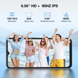 DOOGEE N55 Plus Smartphone 20GB+128GB 6.56" HD+ Screen 5150mAh Battery 13MP+8MP Camera Widevine L1 Cell Phone