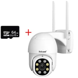 Srihome SP028 8MP Wifi IP Wireless CCTV Security Surveillance PTZ Camera Tracking Two-way Audio HD Night Color Wireless Cameras
