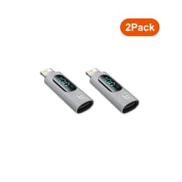 Toock 2/3/5 Pack USB C to Lightning Adapter OTG Convertor PD 20W Fast Charging LED Display for iPhone 14 13 12 11 Pro Max iPad