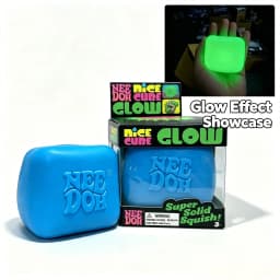 New Schylling Needoh Nice Cube Squishy Stress Toy Glow In The Dark Slow Rebound Sensory Glitter Pressure Relief For Adultsgifts