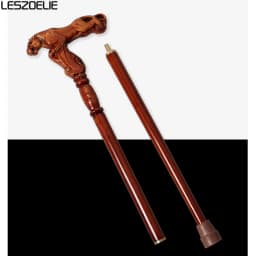 4 Styles 95cm Leopard German Beech Wooden Stick Men Eagle-Head Fashionable Canes Women Christmas Walking Stick Owl Canes