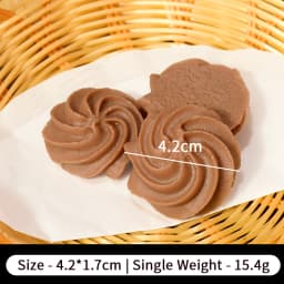 Simulation Cookies for Children, Simulation Accessories, Photography, Fake Biscuits, Early Education, DIY, 3 Pcs/Lot