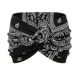 Twisted Wide Headbands for Women Extra Large Turban Workout Headband Fashion Yoga Hair Bands Boho Twisted Thick Hair Accessories