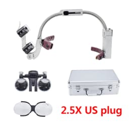 2.5X 3.5X Dr.kim Dental LED Head Light Lamp For Magnification Binocular Loupes 5W Light Dentisit Surgical Headlight Lab Equipmen