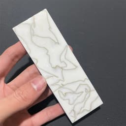 1piece Copper Mesh Resin Knife Handle Material DIY Patch Decor Scales Slabs Blank 120x40x8mm Resin Compression Template Plate