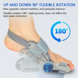 Bunion Adjuster Foot Hallux Valgus Braces Rotatable Toe Separator Straightener Adjustable Finger Toe Adjuster