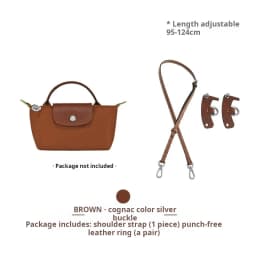 Havredeluxe Suitable for Longchamp mini dumpling bag shoulder strap crossbody strap replacement accessories
