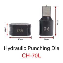 CH-60L/CH-70L Hydraulic Punching Slotted Hole Dies Hydraulic CH-60L/CH-70L Word Long Hole Hydraulic Punching Die Manual Punch Di