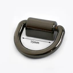5/10/20Pcs 15/16/19mm Metal D Ring Buckles Bag Side Clips for Handbag Chain Handles Connector Bags Strap Hardware Accessories