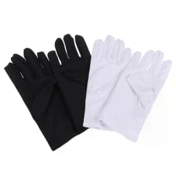1Pair Cotton Gloves Soft Moisturizing Overnight Eczema Cloth Gloves Stretch Washable Jewelry Inspection Working Gloves