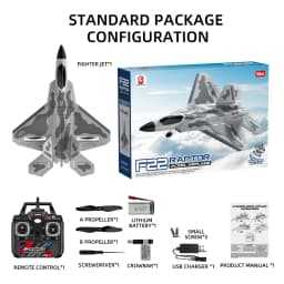 BM31 F22 Brushless RC Fighter 2.4G 4CH Remote Control Airplane EPP Foam Electric Model 490MM Biger Glider Toys for Adults