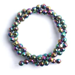 14K Gold Plated Natural Hematite Irregular Shape Loose Spacer Beads for Jewelry Making DIY Gorgeous Bracelets Necklace Earrings