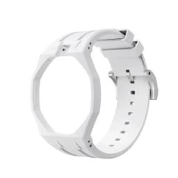 Bioceramics Watch Case+Silicone Band Modification Kit Strap Case Changer To Wristwatch Accessories For Royal Pop