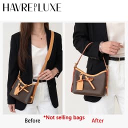 Adjustable Vachetta Leather Replacement Shoulder Strap For Carryall Nano Bag Crossbody Bag Strap Accessories