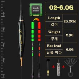 2025 Summer New Gravity Sensor Float Luminous Turn Red Fishing Float+Accessory Suit Carp Hot Sale High Sensitivity Accessories