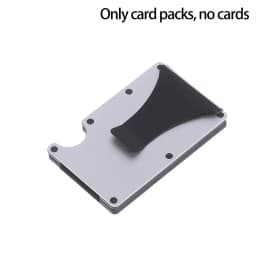 Minimalist Wallet For Men & Women - Slim RFID Wallet, Resistant, Credit Card Holder & Money Clip, Easily Removable Money