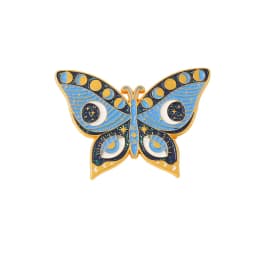 Moth Enamel Pin Moon Star Eye Leaf Animal Badges Brooches for Women Bag Hat Backpack Accessories Jewelry Gift for Friends