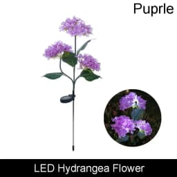 1pc 7-head Solar Artificial Orchid Flower Lawn Lights for Patio Yard Garden Wedding Christmas Decoration LED Solar Ground Lights