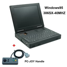 BOOK386 CPU DOS Computer 386 Windows3.11/95 386CPU Retro Computer 9.7 inch IPS LCD Monitor 16MB DRAM VGA CF Card