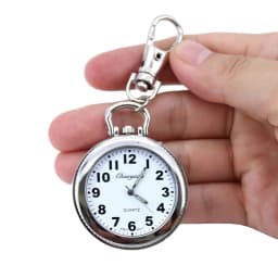 Big Number Luminous Dial Pocket Watch With Roman Label Necklace Pendant Quartz Clock Gift Men and Women