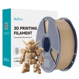 SUNLU 1KG PLA Plus 2.0 3D Printer Filament 1.75mm 1000g Spool (2.2lbs) Neatly Arranged No Knot Filament Fit Most FDM Printer