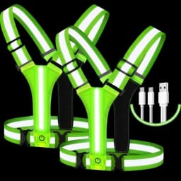 Outdoor Adjustable Safety Reflective Vests Night Running Riding Highlight Lightweight Safety Straps Biking Cycling Equipment