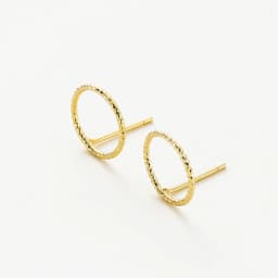 10pcs/lot 4 Styles 14K 18K Gold Plated Post Earrings Findings Round Stud Earring Hooks Accessories DIY Jewelry Making Supplies