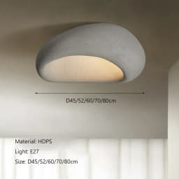 Nordic Wabi Sabi Ceiling Lamp Energy Saving Light LED Chandelier for Living Room Dining Room Bedroom Home Decor Lighting Fixture