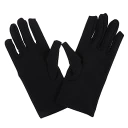 1Pair Cotton Gloves Soft Moisturizing Overnight Eczema Cloth Gloves Stretch Washable Jewelry Inspection Working Gloves