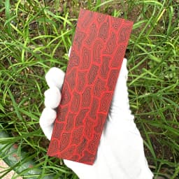 2pieces New Style Damascus Pattern G10 Knife Handle Material Diy Handle Composite Material G-10 Tool Patch Material 130x45x8mm