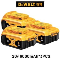 100% Original DeWALT 20V 6000mAh Power Tool Battery DCB206 DCB205 DCB200 DCF887 DCG405 DCD791 DCF922 DCF850 DCD805 Tool Battery