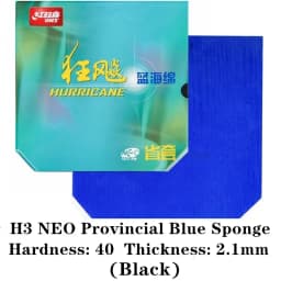 DHS Hurricane 3 NEO Provincial Orange Sponge Hurricane 3 NEO Provincial Blue Sponge Table Tennis Rubber DHS Ping Pong Sponge