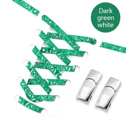 1Pair Magnetic Lock Shoelace Without ties Colorful Flower No tie Shoelaces Kids Adult Elastic Laces Sneakers Shoe Accessories
