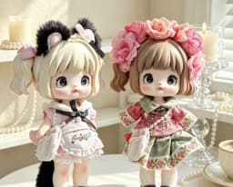 Only The Nommi Forest Country Series Five Joint Movable Doll Costume Set Dress Up Is A Holiday Surprise Gift For Fans