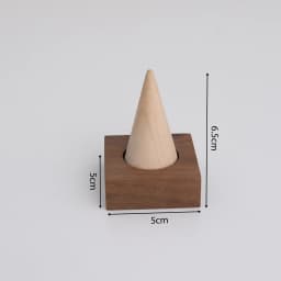 Walnut Wood Jewelry Display Stand Vintage Ring Earring Display Tray Velvet Lining for Jewelry Photography Shop Counter Display