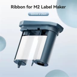 NIIMBOT M2 M3 Carbon Ribbon Laser Silver Matte Silver Thermal Transfer Sticker Outdoor Waterproof Network Organizer Tag