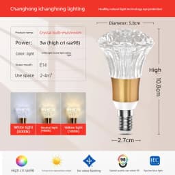 Modern Acrylic Diamond-Cut E27 E14 LED Bulb Chandelier Warm White Light cold 4000k Plug-in Hanging Lamp for Living Room Decor