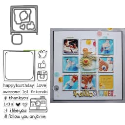 Christmas, Oh Gnome Stamp on the beach Clear Stamps or Metal Cutting Dies Hot For DIY Craft Making Card Scrapbooking Decoration