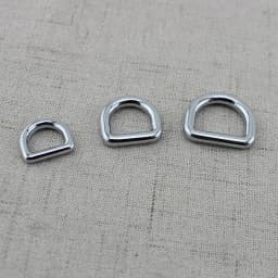 10-50-100pcs 13mm 16mm 19mm 25mm High qualith alloy metal Polished lock carabiner handbag welded d rings for bag accessories