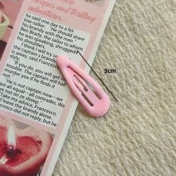 Solid color 3cm baby bb clip shiny and fashionable cute small hair clip side hair breaking bang clip