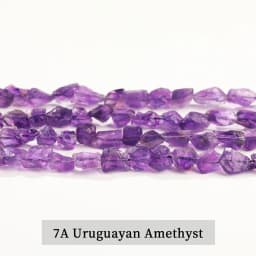 8-12mm Natural Stone Uruguayan Amethyst Irregular Raw Bead Loose Spacer For Jewelry Making DIY Necklace Bracelet Accessory 15"