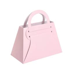 10Pcs Pink Handbag Candy Box Creative Mini Wedding Festival Favor Gift Box Fold Packaging Bag Engagement Birthday Party Supplies